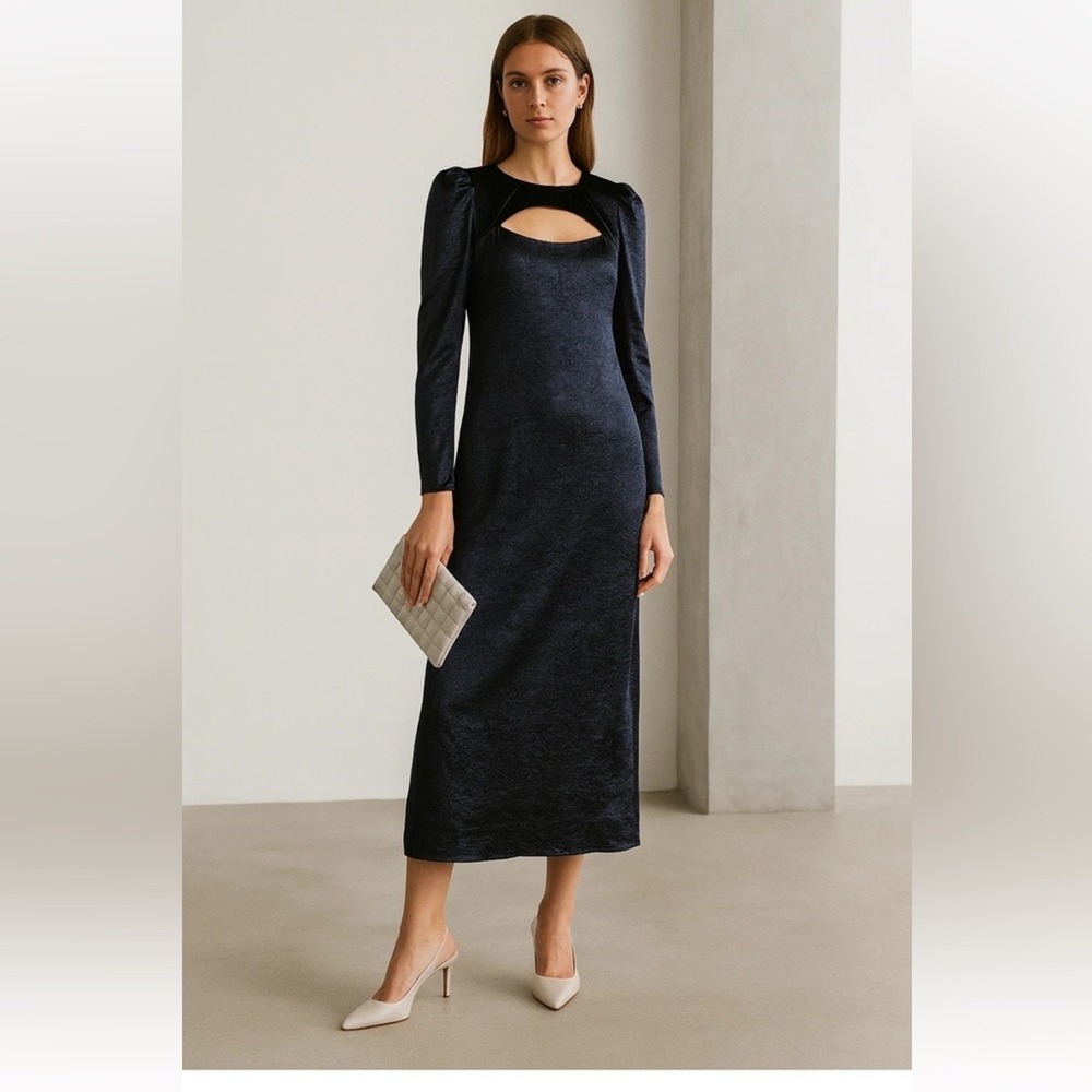 Baum Und Pferdgarten Aneto Long Sleeve Shift Dress size small